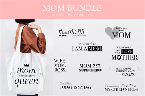 Mothers Day Svg Bundle Mom Svg Bundle Graphic By Everyday · Creative