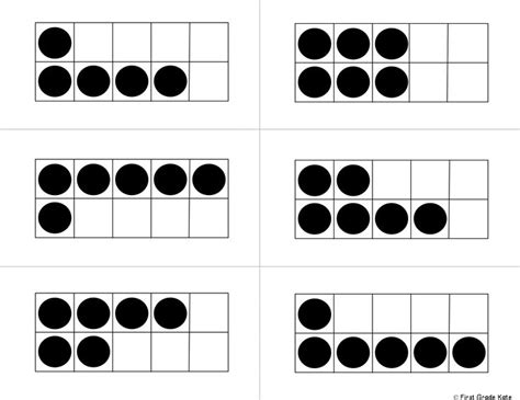 Subitizing Math Worksheets