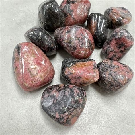 Rhodonite F Tumbled Stones Xl 350g Chakra Wholesale