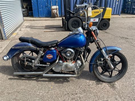 1977 Harley Davidson 1000cc Ironhead Sportster XL XLH Project