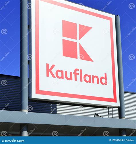 Logo De Kaufland Cartel De La Empresa Kaufland Imagen De Archivo