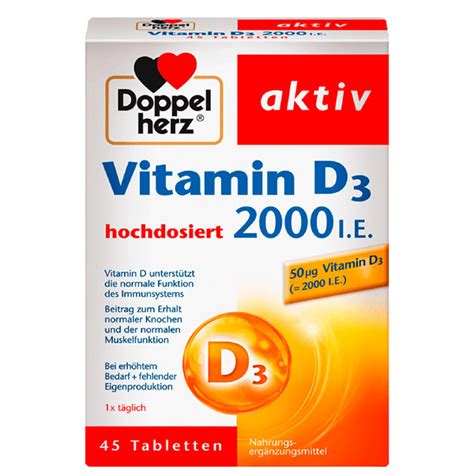 Ha Doppel Herz Vit D 2000 A45 Apoteka Al Hana