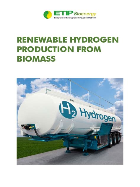 Renewable Hydrogen Production From Biomass | PDF