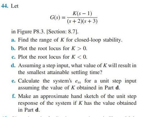 Solved 44 Let G S K S 1 S 2 S 3 In Figure P8 3