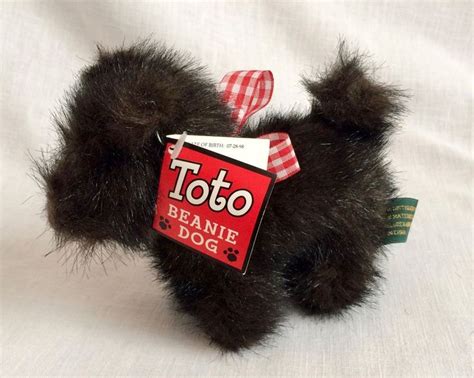 Toto Stuffed Plush Beanie Dog Wizard of Oz Black Gingham Ribbon New w/ Tags #TheResort | Dog ...