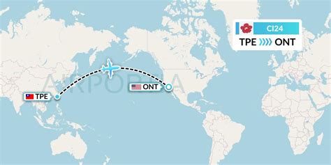 CI24 Flight Status China Airlines Taipei To Ontario CAL24