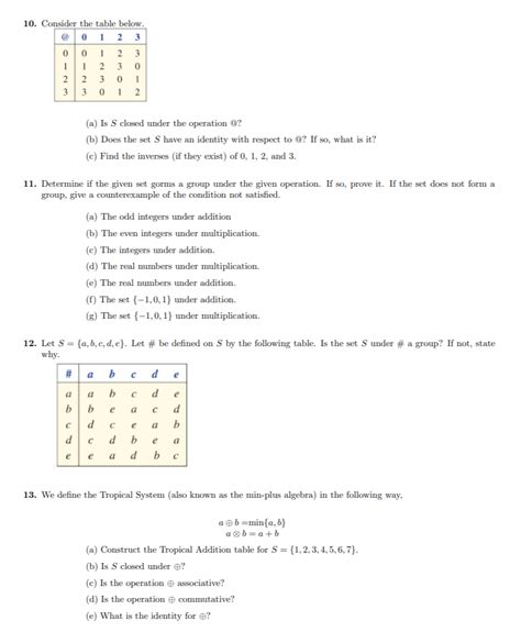 Solved 10 Consider The Table Below 0 1 2 3 0 0 1 2 3 11