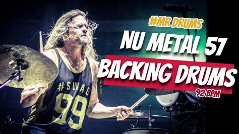 Nu Metal Drum Track Backing Drums Only Drums Youtube