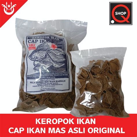 Keropok Ikan Cap Ikan Mas Asli Original Kerepok Kuala Besut G