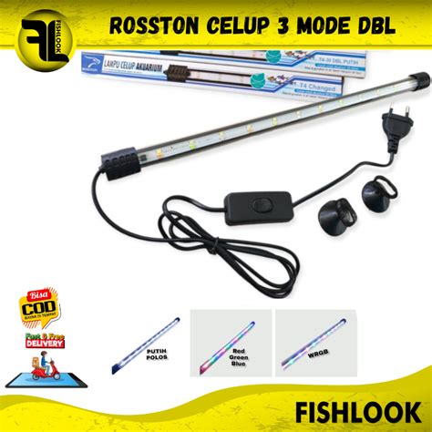 Jual LAMPU ROSSTON DBL 3MODE LAMPU CELUP Rosston T4 DBL Lampu Led Celup