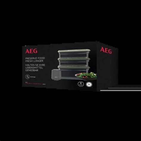 AEG SOUS VIDE FRESH KIT POMPE DE MISE SOUS VIDE AVEC 3 BOÎTES DE