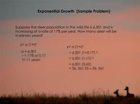 SOLUTION Exponential Growth And Decay Sample Problem With Solution Ii