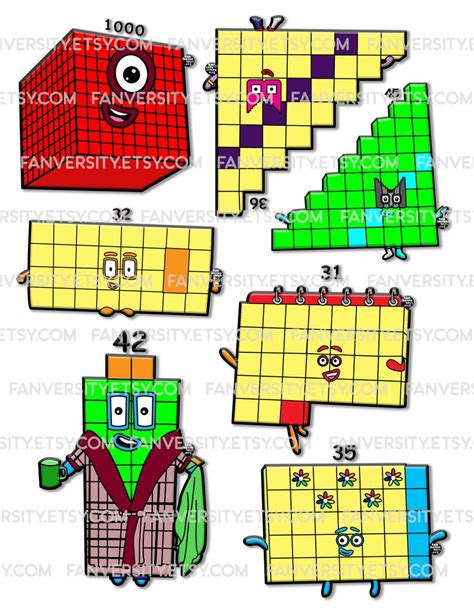 Numberblocks Sticker 1 to 100 for Kindergarten and Preschool - Etsy