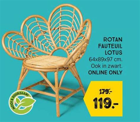 Rotan Fauteuil Lotus Aanbieding Bij Xenos 1Folders Nl