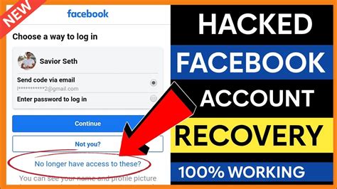 How To Recover Hacked Facebook Account Without Email Password Or Phone