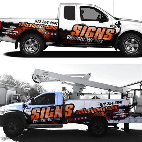 Designs Create Professional And Modern Looking Partial Vehicle Wrap