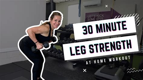 Get Strong Legs In Just Minutes With This Lower Body Workout Youtube