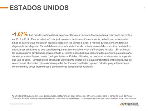 Estado Actual Del Mercado De Bebidas Carbonatadas PPT