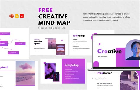 Free Creative Mind Map Template - Download in PDF, PowerPoint, Google ...