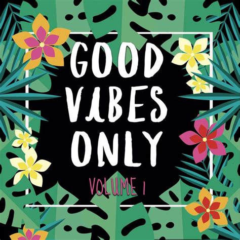 Good Vibes Only Volume 1 Cover Art Good Vibes Only Good Vibes Vibes