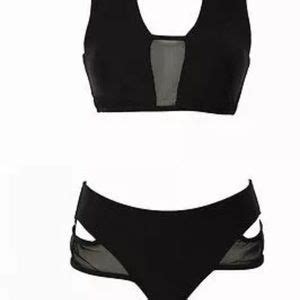Swim Ab Cup Sexy Mesh Bikini Poshmark