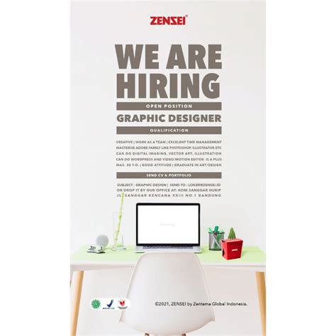 Lowongan Kerja Graphic Designer Di PT Zentama Global Indonesia