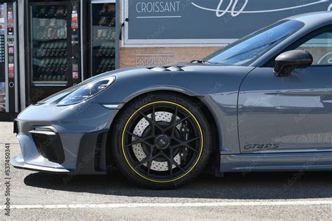 Mugello Circuit Italy September Detail Of Alloy Wheel Of A