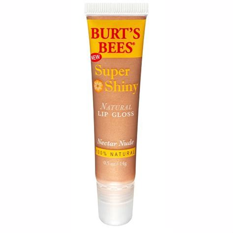 Burt S Bees Super Shiny Lip Gloss Nectar Nude