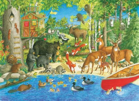 Ravensburger Woodland Friends 200 Piece Jigsaw Puzzle