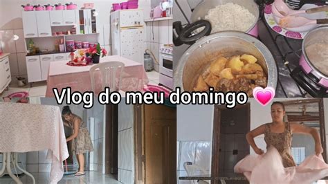 VLOG DO MEU DOMINGO FIZ ALMOÇO LIMPEI A CASA YouTube