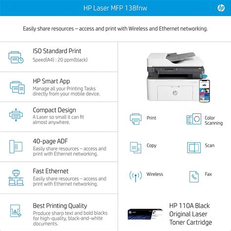 Hp Laser Mfp 138fnw Printer Computer Wale