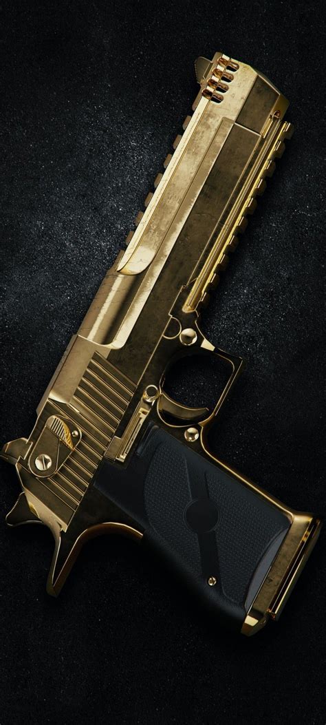 Golden Desert Eagle Wallpaper