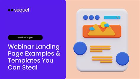 Webinar Landing Page Examples Templates You Can Steal Sequel Io