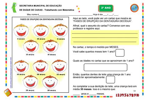 Caderno De Atividades Pedag Gicas Matem Tica Ano Caderno De