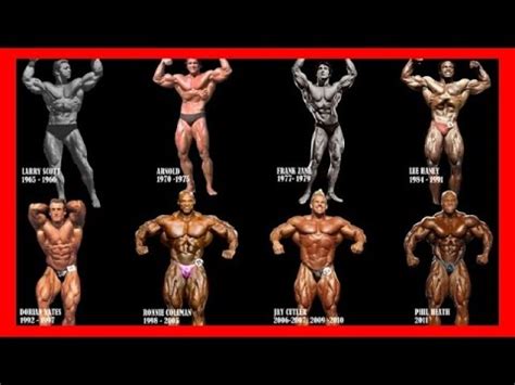 Mr Universe Winners List