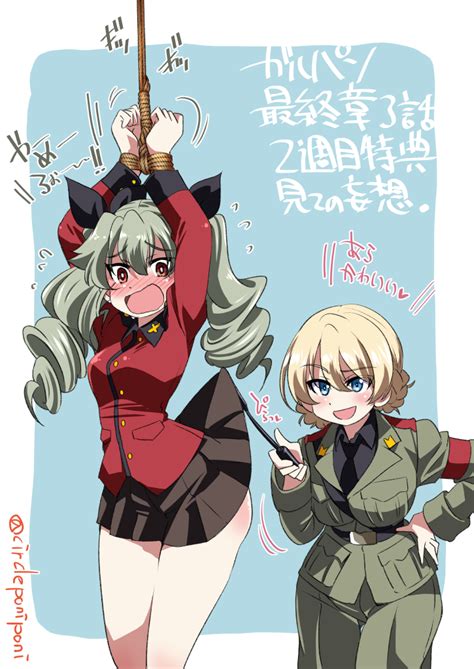 Safebooru 2girls Anchovy Girls Und Panzer Anchovy Girls Und Panzer Cosplay Anzio