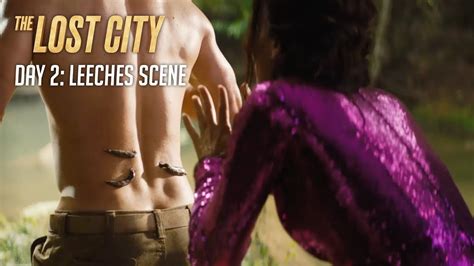 The Lost City Leeches Scene Sandra Bullock Channing Tatum Youtube