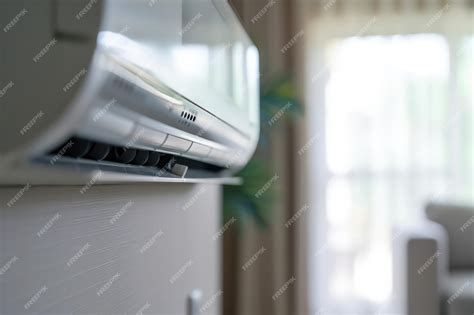 Premium Photo Air Conditioner Blowing Cold Air With Visible Airflow