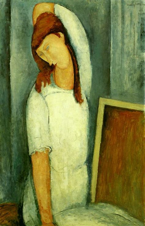 1919 Modigliani Portrait De Jeanne Hebuterne Portrait Of Jeanne