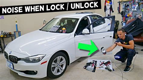 NOISE WHEN YOU LOCK UNLOCK CAR DOOR BMW F30 F31 F32 F36 328i 335i 320i