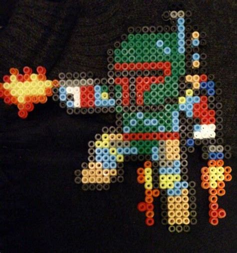 Star Wars Boba Fett Hama Perler Beads By Sonja Ahacarne Bead Sprite