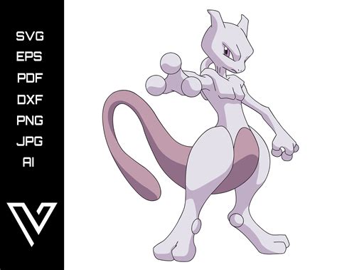 Mewtwo Svg