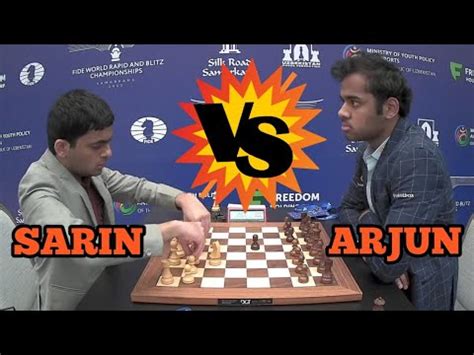 Nihal Sarin Vs Arjun Erigaisi Fide World Blitz Youtube