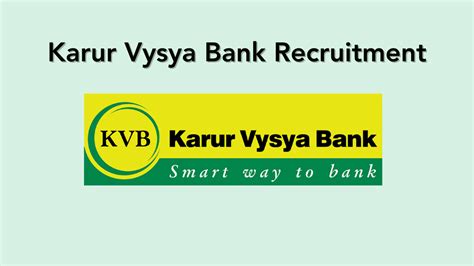 Karur Vysya Bank Recruitment 2024 Relationship Manager