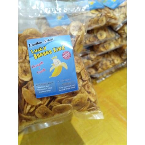 Jual Lucky Banana King Keripik Pisang 220g Shopee Indonesia