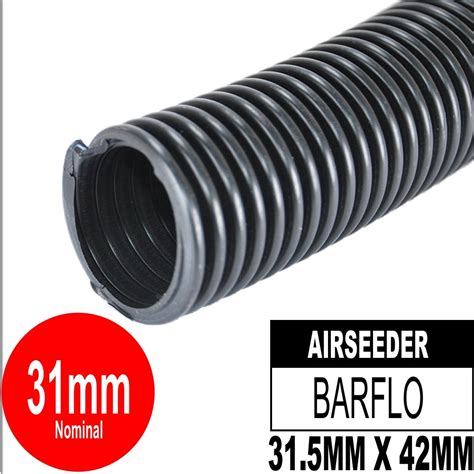 Flexiflo Airseeder Hose 31mm Black Flexible Pvc Id 315mm X Od 42mm 39