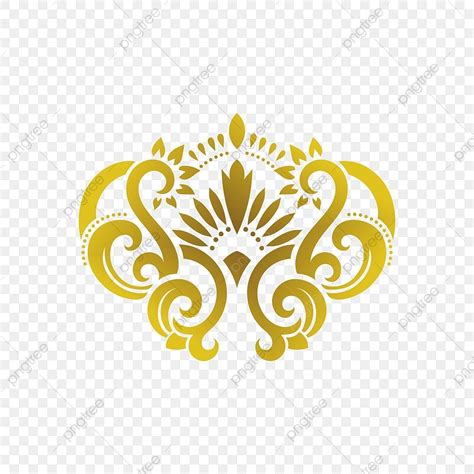 Ilustraci N De Adorno Dorado Decorativo Png Dibujos Boda Ornamento