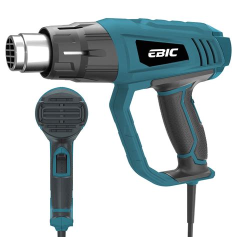 Ebic 2000W Heat Gun Shrink Wrap 500L Min Hot Air Blower Soldering Gun China Hot Air Gun And