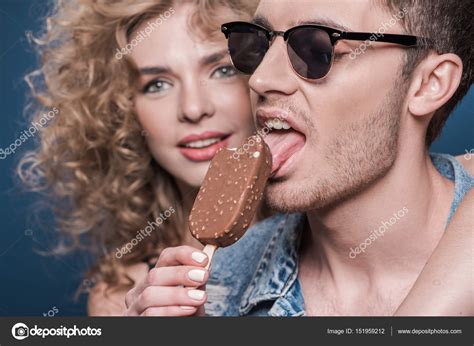 Man Eating Ice Cream Stock Photo By DmitryPoch 151959212