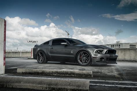 Custom Gray Ford Mustang Stands Out On Velgen Wheels — Gallery